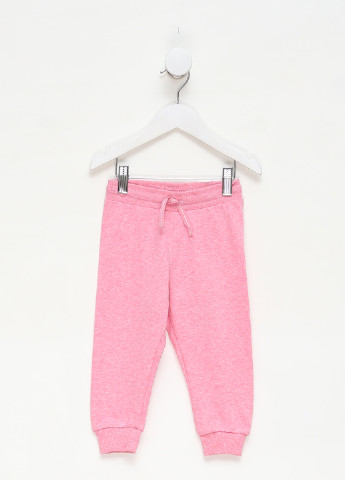 Розовые спортивные демисезонные джоггеры брюки H&M