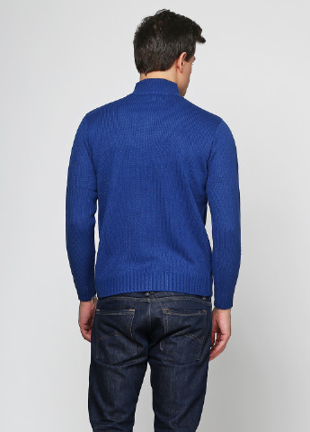 Синій демісезонний свитер хомут Pierre Cardin
