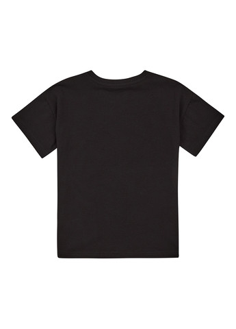 Чорна літня футболка Flamingo