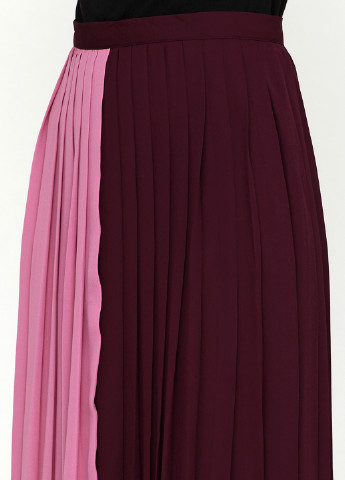 Разноцветная кэжуал однотонная юбка Trendyol плиссе