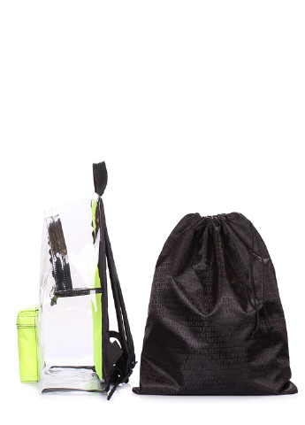 Комбинированный рюкзак Plastic 43х30х13 см PoolParty (206211854)