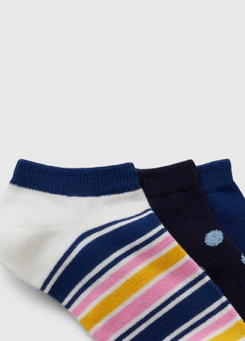 Сині шкарпетки (3 пари) Gap абстрактні (335263153)