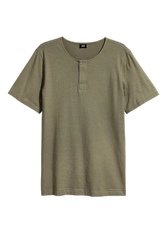 Хаки (оливковая) футболка H&M