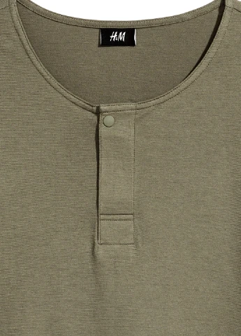 Хаки (оливковая) футболка H&M