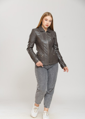 Серая демисезонная куртка серый Sacha Pacha