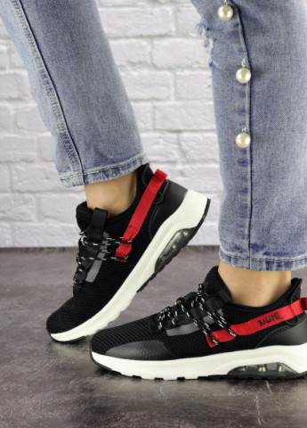 Женские кроссовки Ninja 1570 23 Черный Fashion комбинированные демисезоны (223576349)