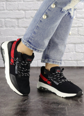 Женские кроссовки Ninja 1570 23 Черный Fashion комбинированные демисезоны (223576349)