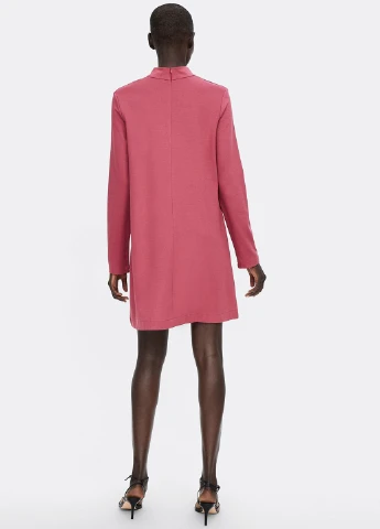 Малинова кежуал сукня а-силует Zara однотонна