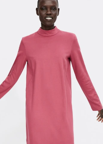 Малинова кежуал сукня а-силует Zara однотонна