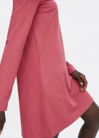 Малинова кежуал сукня а-силует Zara однотонна