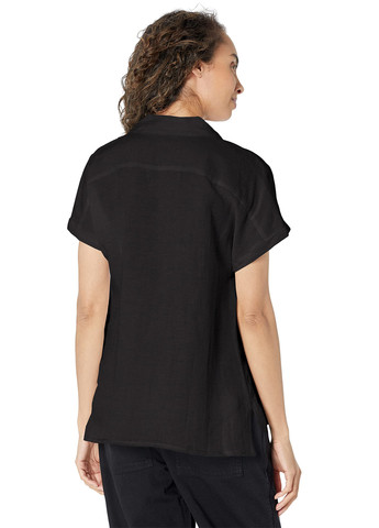 Черная кэжуал рубашка однотонная Calvin Klein