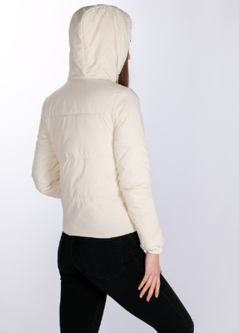 Молочная демисезонная куртка 9809 m молочный (2000903948889) Yimeige