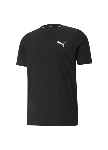 Черная футболка active small logo men’s tee Puma