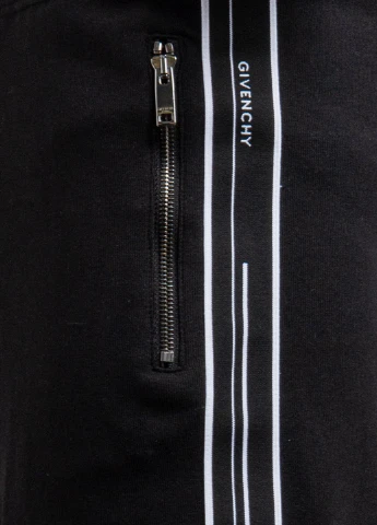 Чорні спортивні шорти з лампаси Givenchy (251250409)