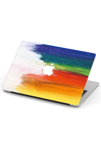 Чехол пластиковый для Apple MacBook Air 11 A1465/A1370 Акварельная радуга (Watercolor rainbow) (6349-2330) MobiPrint (218987533)