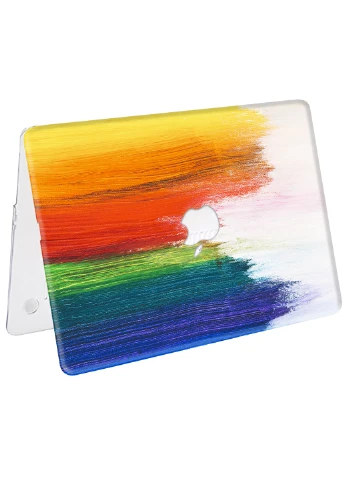 Чехол пластиковый для Apple MacBook Air 11 A1465/A1370 Акварельная радуга (Watercolor rainbow) (6349-2330) MobiPrint (218987533)