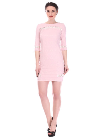 Світло-рожева кежуал плаття, сукня Ut однотонна