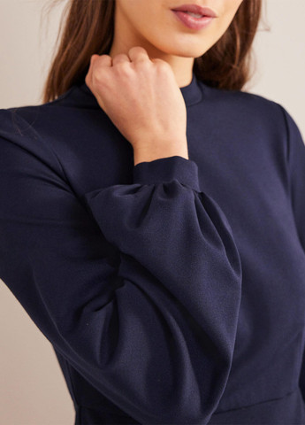 Темно-синее кэжуал платье футляр Boden однотонное