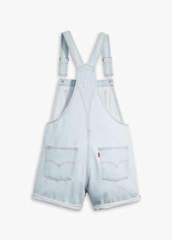 Комбінезон Levi's комбінезон-шорти однотонний блакитний джинсовий бавовна