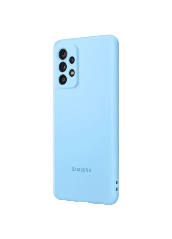 Чохол для мобільного телефону Galaxy A52/A525 Silicone Cover Blue (EF-PA525TLEGRU) Samsung (252579065)