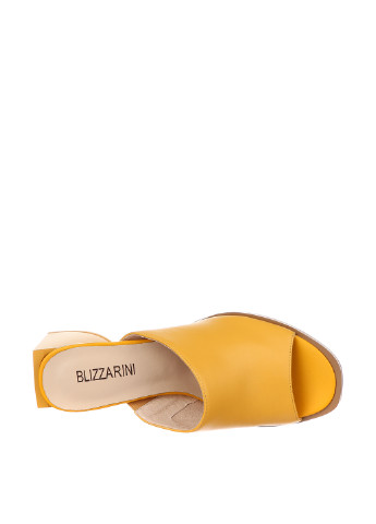 Желтые шлепанцы Blizzarini
