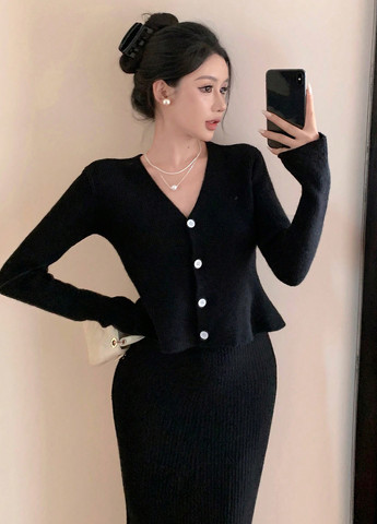 Костюм (кардиган, спідниця) SHEIN (340699622)