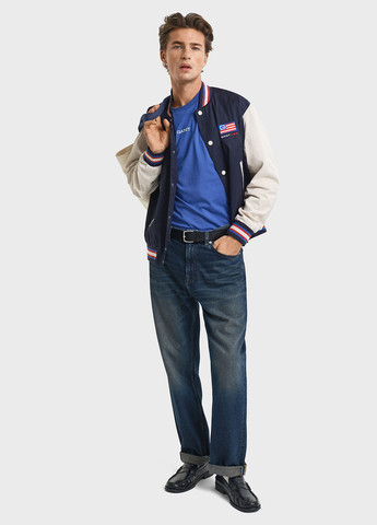 Синяя футболка Gant