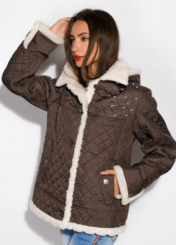 Коричнева зимня куртка Time of Style