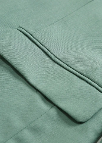 Сіро-зелений демісезонний костюм (піджак, штани) брючний SHEIN