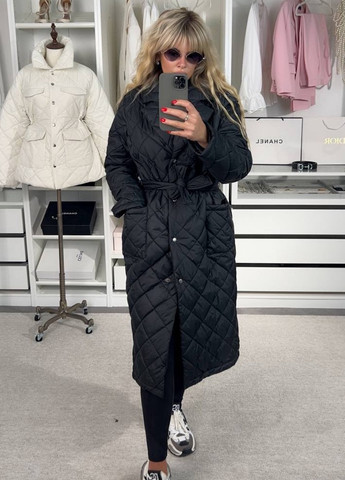 Черная демисезонная куртка No Brand