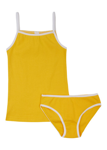 Желтый демисезонный комплект (майка, трусы) Garnamama