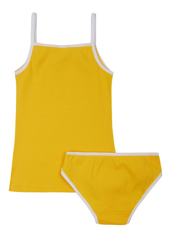 Желтый демисезонный комплект (майка, трусы) Garnamama