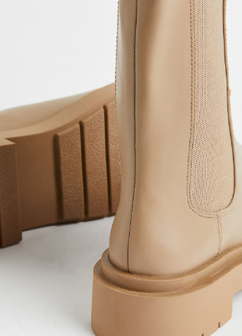 Осенние ботинки H&M из искусственной кожи