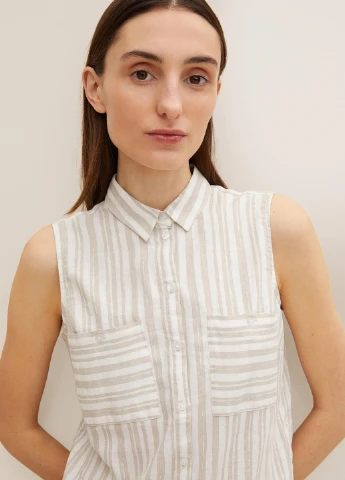 Біла блуза Tom Tailor