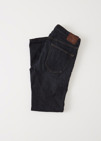 Темно-синие демисезонные джинсы Abercrombie & Fitch