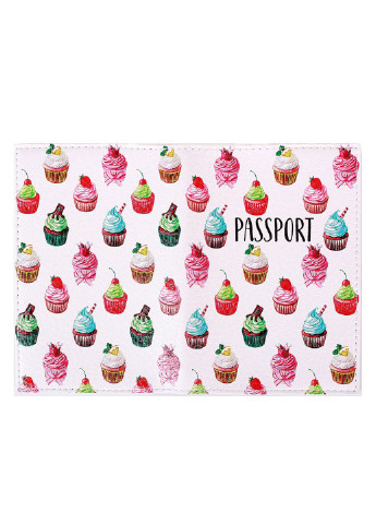 Женская обложка для паспорта 9,5х13,5х0,5 см PASSPORTY (212709408)