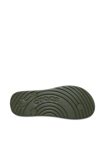 Зеленые пляжные вьетнамки Crocs