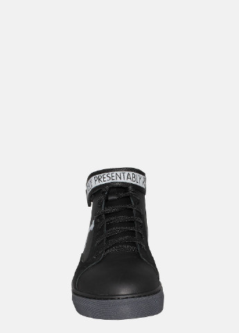Черные зимние ботинки 154ч.мат-бел. черный Roberto Maurizi