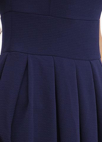 Темно-синее кэжуал платье клеш Laura Bettini однотонное
