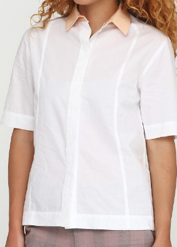 Белая летняя блуза Cedric Charlier