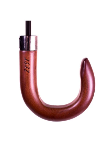 Коричнева чоловік складаний парасольку напівавтомат 108 см Zest (194317138)