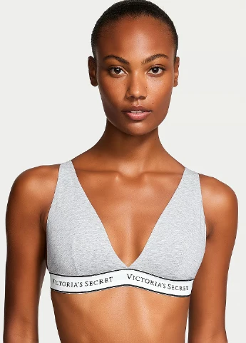Сірий демісезонний комплект (бюстгальтер, трусики) Victoria's Secret