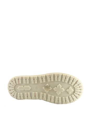 Зимние ботинки No Brand на тракторной подошве, с логотипом, с мехом, с белой подошвой из натуральной замши