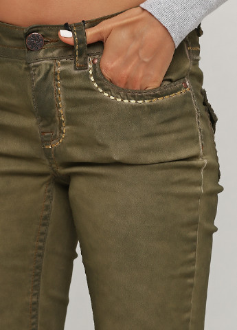 Светло-зеленые демисезонные скинни джинсы B.C. Best Connections