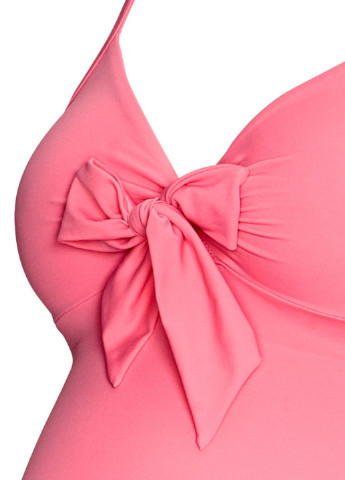 Розовый летний купальник для беременных слитный H&M