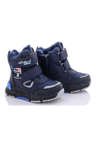 Детские темно-синие осенние кэжуал ботинки для мальчика