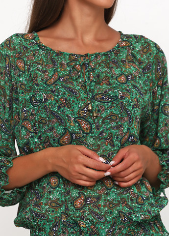 Зелена літня блуза Ageless