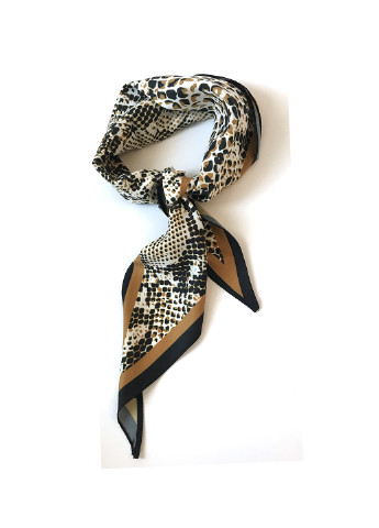 Элегатный питоновый платок на шею, 116*32см Mulberry змеиный золотой пляжный атлас