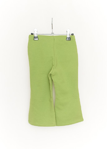 Салатовые кэжуал демисезонные клеш брюки United Colors of Benetton