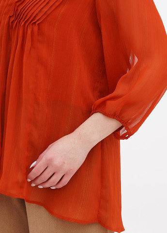 Терракотовая демисезонная блуза Fiorella Rubino
